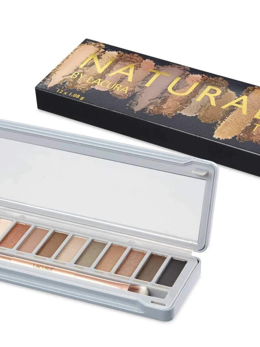 NIB! Lacura Natural Two Eyeshadow Palette